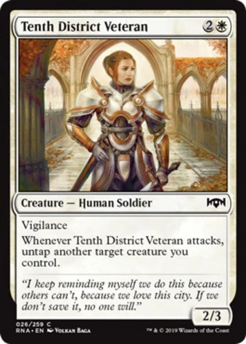 Tenth District Veteran - Ravnica Allegiance #026/259 MTG Magic The Gathering - Image 1 of 1