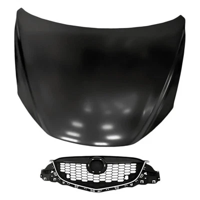 For Mazda CX-5 2013-2014 Replacement 2-Piece Hood Panel, Grille Standard Line Foto 1 de 3