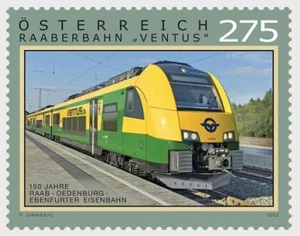 AUSTRIA 2022 TRANSPORT Railroad Vehicles. Locomotive TRAINS - MNH - Picture 1 of 1