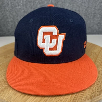 Colorado Buffaloes Hat Cap Fitted 7 5/8 Zephyr Black Orange Logo Wool Blend - Image 1 of 4