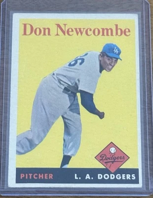 Tarjeta de béisbol 1958 Topps - Don Newcombe #340 Dodgers de colección Foto 1 de 2