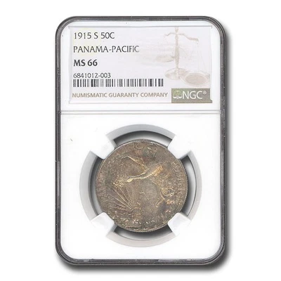 1915-S Panama Pacific Half Dollar MS-66 NGC - Image 1 of 3