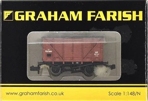 Graham Farish 377-625 12 Ton Plywood Fruit Van B875800 Early BR Bauxite Livery - Picture 1 of 2