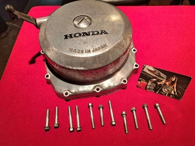Honda CB900 CB750k 1979-1981 cubierta de embrague cubierta de motor lateral OEM CB750C Foto 1 de 4