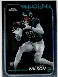 2024 Topps Chrome Football Johnny Wilson No. 231 Philadelphia - Bild 1 von 2