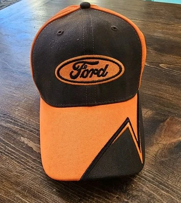 Gorra de béisbol Paramount Outdoors Ford naranja marrón gorra ajustable logotipo Ford usada en excelente estado Foto 1 de 4
