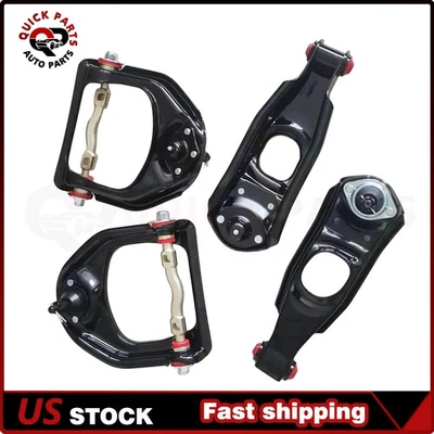Upper/Lower Control Arms Set For 74-80 Ford Mercury Bobcat Mustang II Pinto New - Image 1 of 4
