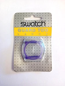 Swatch Gent Guard Too Large Hombre NOS Reloj De Pulsera Años 90 Morado - Imagen 1 de 2