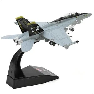 1/100 F/A-18 Super Hornet Diecast Metal Fighter Jet Model Kits Pre-build Replica - Picture 1 of 8