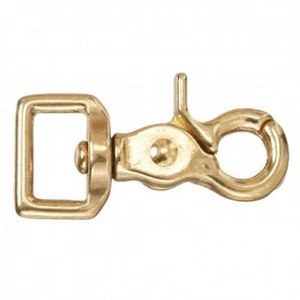 Tough-1 Solid Brass Swivel Rein Snap - Picture 1 of 1