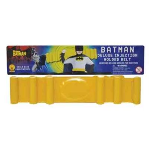 Batman Molded Belt Yellow Superhero Halloween Child Costume Accessory - Picture 1 of 1