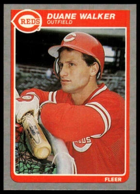 1985 Fleer #554 Duane Walker - Image 1 of 2