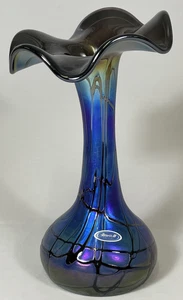 JOSKA BODENMAIS Studio Glas GLASVASE Vase IRISIEREND Designvase Design - 29cm - Bild 1 von 7