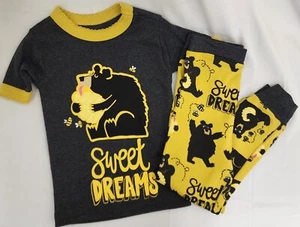 Lazy One Kids Pajama Set  "Sweet Dreams" SS Shirt & Pants. PJ's. Sz 2T 4T 6 10 - Picture 1 of 7