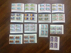 SG 15 - 29 JERSEY 1969 DEFINITIVE SET STAMPS IN BLOCKS OF 4 MNH15 VALUES CAT £68 - Picture 1 of 1