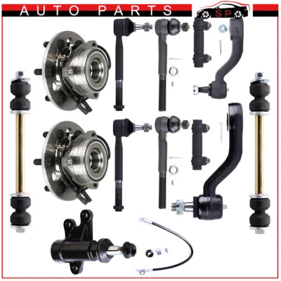 13Pieces Front Steering Tie Rod Sway Bar End Link For 1995 Chevrolet K2500 - Image 1 of 4