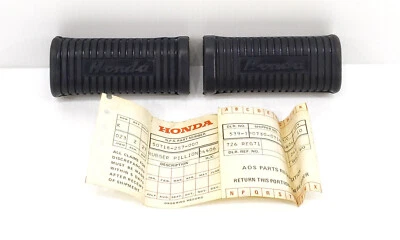 Genuine Honda CA95 CA72 CA77 OEM (2) Pillion Step Rubbers Passenger Peg Rubbers - Image 1 of 4