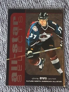 1999-00 BAP Memorabilia All-Star Selects Gold #SL19 Chris Drury Avalanche - Picture 1 of 3