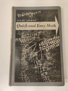 *Rare* Quick and Easy Math By Isaac Asimov 1964 Hardcover - Bild 1 von 12