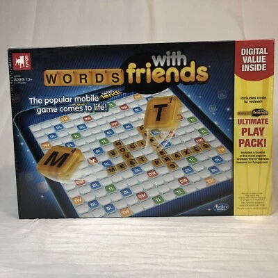 NEW - Words with Friends Magnetic Game & Message Board Zynga + FREE Digital Code - Image 1 of 4