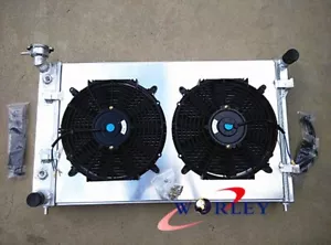 Alloy Radiator+Shroud Fan For 2002-2004 Holden Commodore VY V6 3.8L AT&MT - Picture 1 of 8