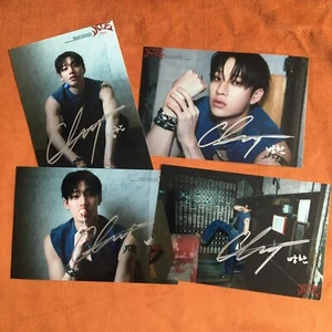 Stray Kids SKZ Bang Chan Photo ATE Autographed Signed K-POP Collection 4*6 2024 - Picture 1 of 9