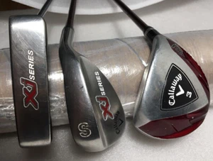 Callaway XJ Series Junior Golf 3 Wood , SW , Putter - Picture 1 of 11