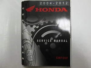 2004 2005 2006 2007 2008 2009 2010 2011 2012 Honda CRF50F Servicio Tienda Manual - Imagen 1 de 9