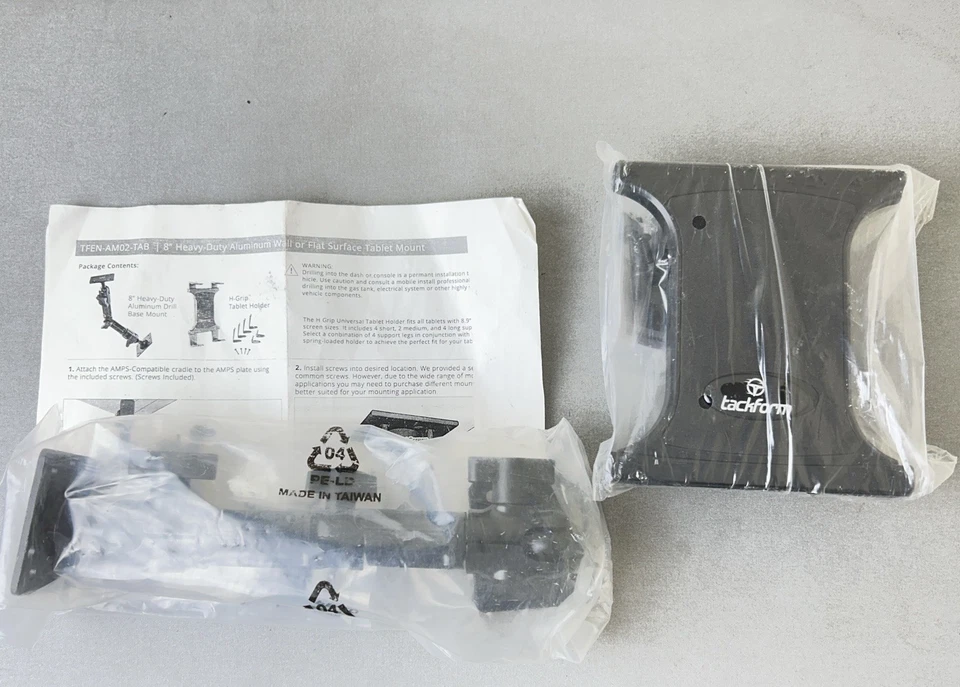 Tackform TFEN-AM02-TAB Industrial Metal Drill Base Tablet/Ipad Mount NEW w/o box - Image 1 of 4