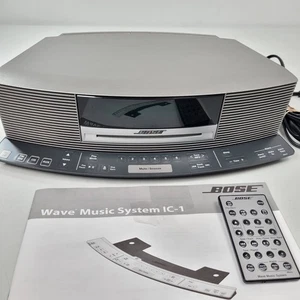 BOSE Wave Music System Radio/CD Player/Aux Gray Remote And TouchPad Control Bar - Picture 1 of 11