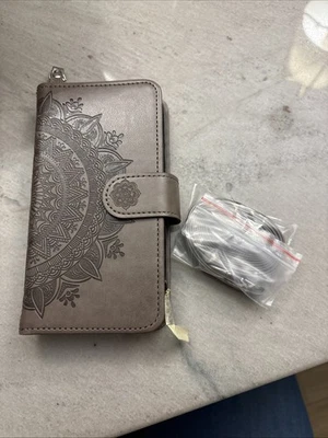 Asuwish совместимый Lg G5 бумажник телефона чехол закаленное стекло протектор экрана ̼ новый - Изображение 1 из 4