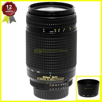 Nikon AF-D Nikkor 70/300mm f4-5,6. Obiettivo autofocus per fotocamere reflex. - Bild 1 von 4