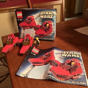 Lego Star Wars Twin Pod Cloud Car #7119 100% Complete W/Box, Manual & Lobot