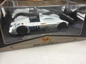 Maisto 1/18 Scale 38882 BMW V12 LMR Le Mans 1999 GT Racers Diecast Model Boxed - Picture 1 of 17