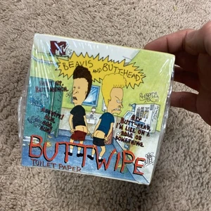 MTV Beavis e Butt-Head TP per il mio buco! Buttwipe carta igienica vintage nuovo - Foto 1 di 8
