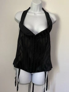 Intimate attitudes Halter corset size 38 Black - Picture 1 of 5