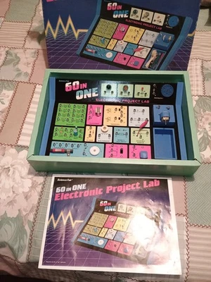 Vintage Tandy Science Fair 60 In One Electronic Project Lab 28-256 - Image 1 of 4