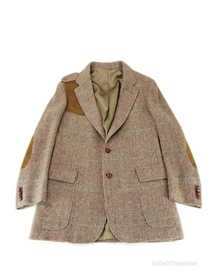 VTG Abercrombie & Fitch Mens Medium Wool Plaid Shooting Sportsman Hunting Jacket - Image 1 of 4