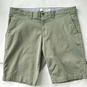 Lacoste Men's Size 38 Slim Fit Stretch Gabardine Bermuda Shorts 10” Inseam Chino - Picture 1 of 11