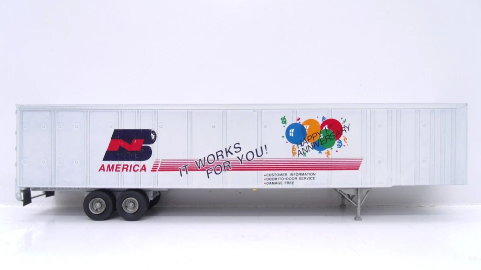 Bowser HO Custom 53' Burlington Northern BN Van Trailer ONLY For Flat Train Car - Image 1 of 4