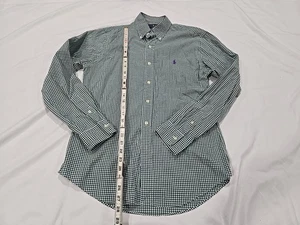 Ralph Lauren Herren Medium Button Down Hemd grün kariert - Bild 1 von 6