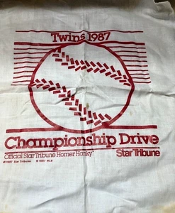 Minnesota Twins 1987 Homer Hanky Championship Drive, Good Condition - Bild 1 von 24