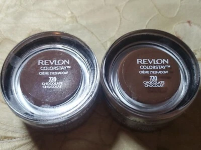 2-Revlon-Colorstay-Creme Eyeshadow-BUILT IN BRUSH-720 CHOCOLATE-SEALED! - Image 1 of 4