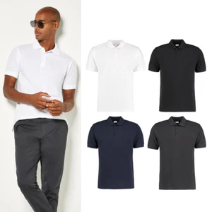 Kustom Kit Klassic Slim Fit Superwash Short Sleeved Polo T-Shirt KK413 - Picture 1 of 8