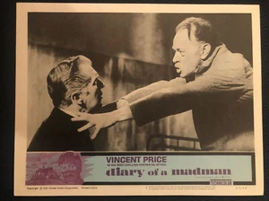 DIARY OF A MADMAN Original #7 Lobby Card - 1963 - VINCENT PRICE - Picture 1 of 5