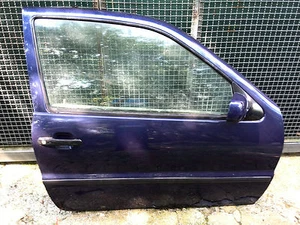 SPORTELLO PORTA ANTERIORE DESTRA VW POLO ANNO 6N2 COLORE BLU CON SPECCHIO - Imagen 1 de 1