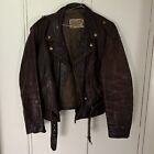 Schott Perfecto Vintage Leather Jacket 48 Brown