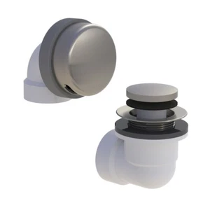 Watco 901-FA-PVC-BN Innovator 901 Sch 40 Bath Waste Foot Actuated Brushed Nickel - Picture 1 of 1