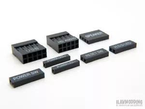 Carcasa de conector para PC Dupont 2.54 (control del panel frontal) 1 paquete de 8 conectores - Imagen 1 de 1