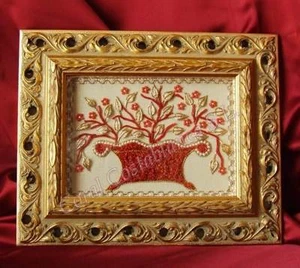 Imagen de coral vintage, coral rojo natural, escultura de coral floral 2d - Imagen 1 de 3